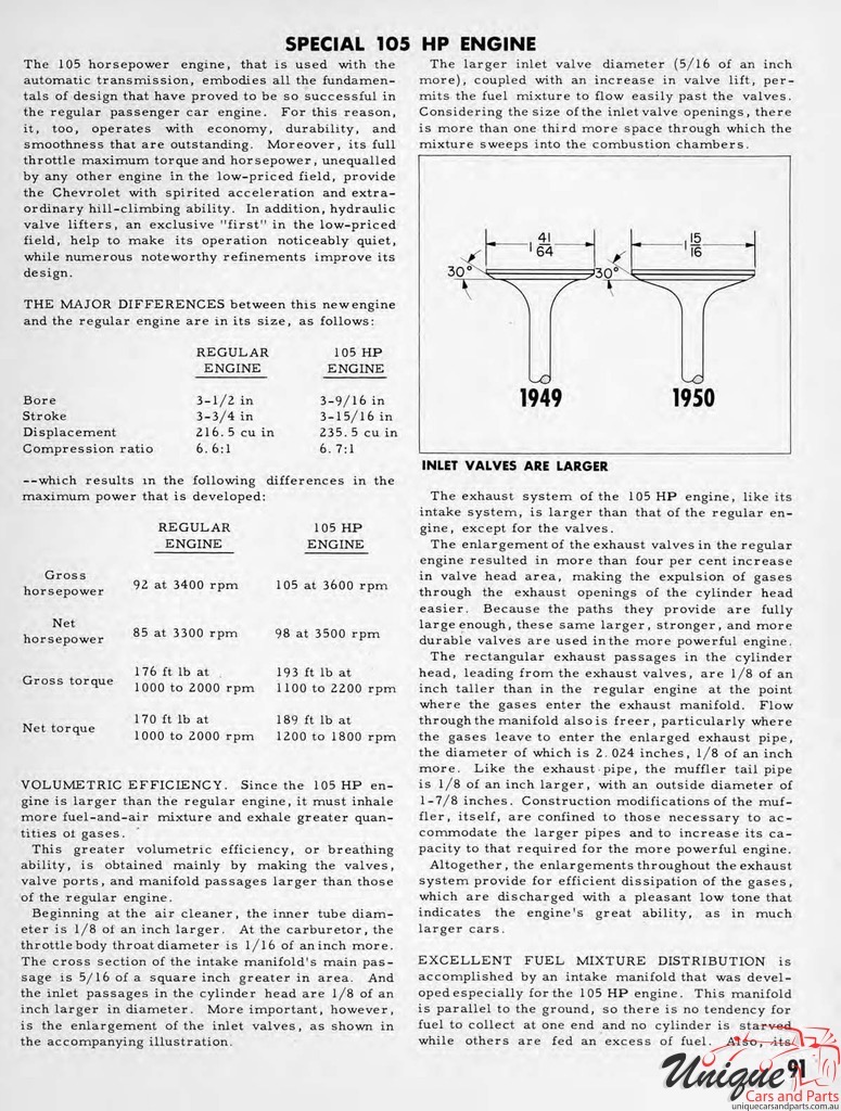 1950 Chevrolet Engineering Features Brochure Page 17